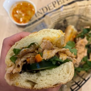 Banh mi Chicken Curry